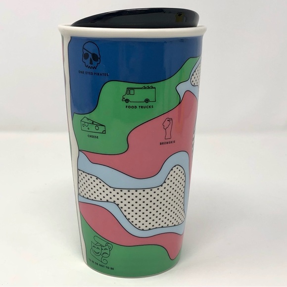 Starbucks State of Oregon Ceramic 12oz Double Walled Travel Tumbler Portland - Picture 4 of 12